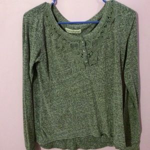 Grey Abercrombie long sleeve