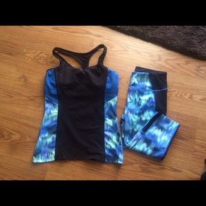 Skechers gym athletic wear set