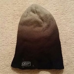 Grey To Black Fade Beanie