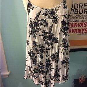 Black & white romper