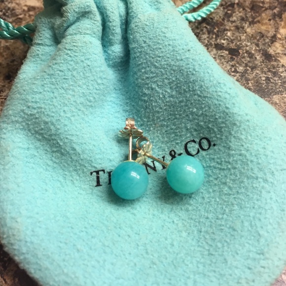 Tiffany & Co. Tiffany Blue Marble Stud Earrings