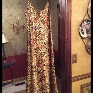 Animal Print Night Gown