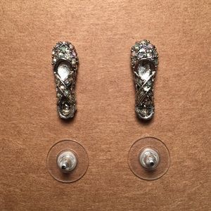 Ballerina slipper earrings // Betsey Johnson