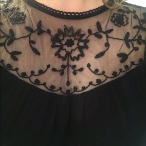 Black Lace Shirt