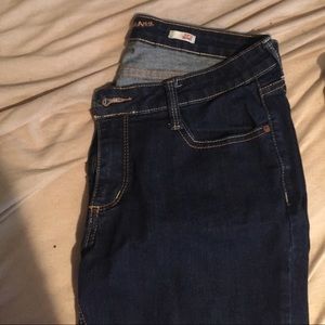 Dark blue skinny jeans