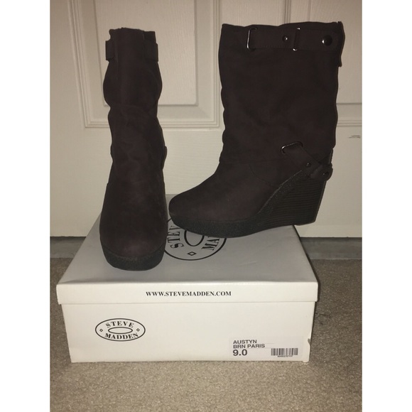Steve Madden Shoes - **REDUCED** Steve Madden Wedge Boots