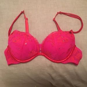 Victoria's Secret Pink and red bra