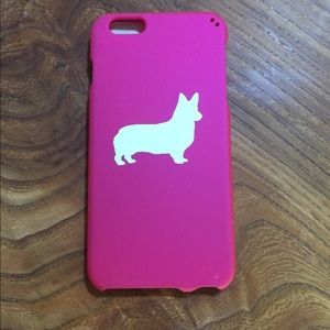 Pink corgi phones case for iPhone 6 Plus