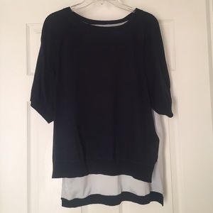 Anthropologie T Shirt (Navy)