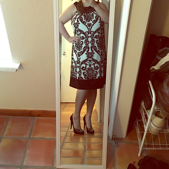 Black and white dress