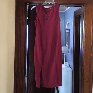 Asos maternity dress with cutouts