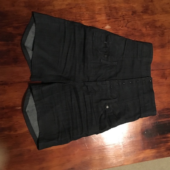 G-star high waisted denim shorts