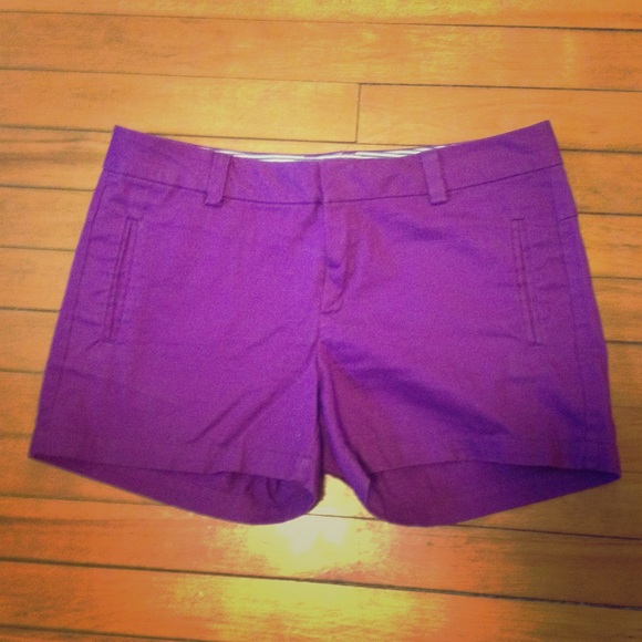Jcp twill shorts in purple size 6