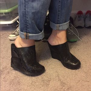 Diane Von Furstenberg Platform Clogs