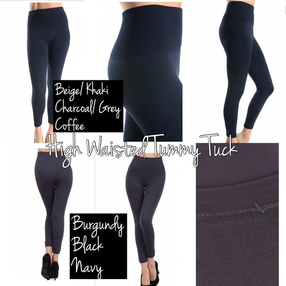 Fleece Lined High Waisted Leggings - Picture 2 of 4