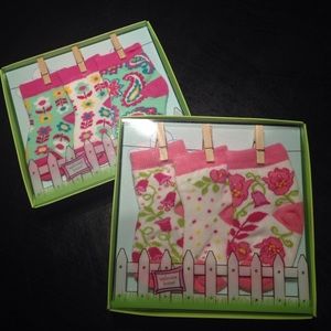 NIB Lot of 2 Vera Bradley 0-12 months Baby Socks