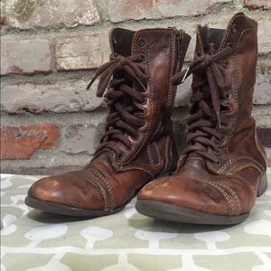 Steve Madden combat boots