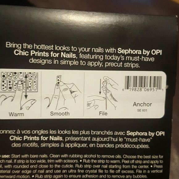 Sephora by O.P.I. Anchor Nail wraps - Picture 4 of 4