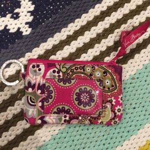 Vera Bradley Very Berry Paisley ID Case