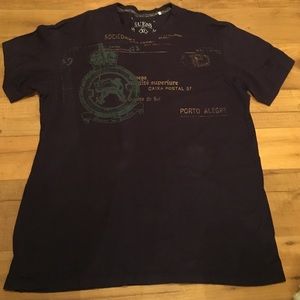 Men's GUESS tee - eggplant