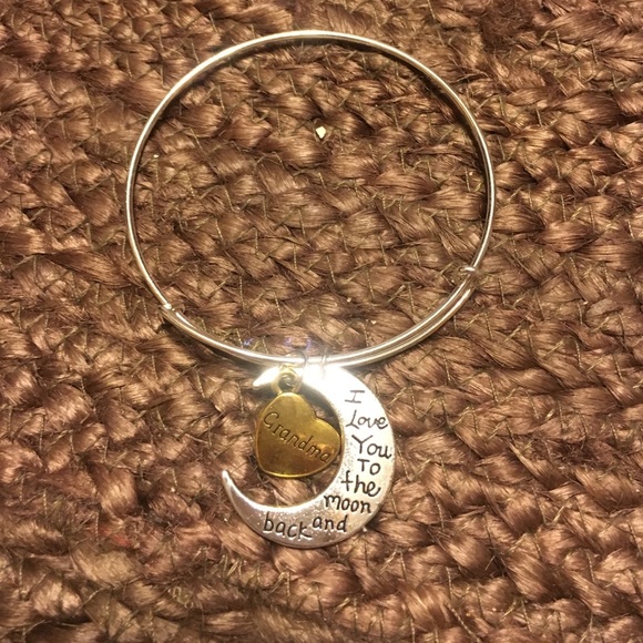 I Love you to the moon and Back Grandma Bracelet