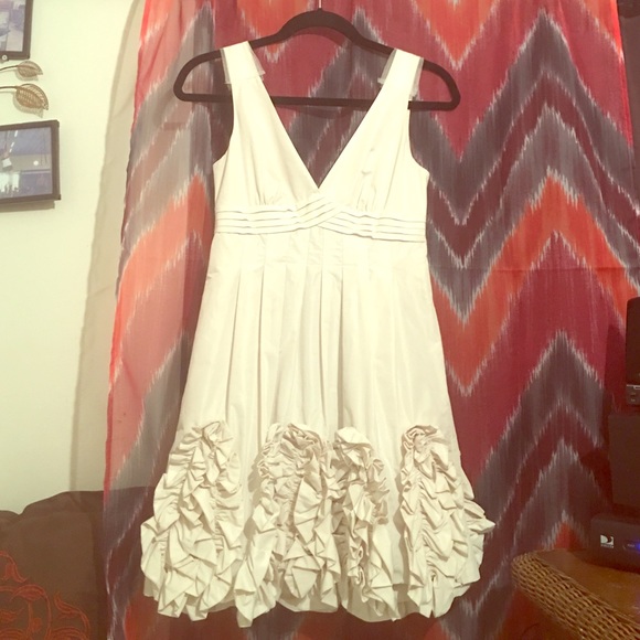 BCBG 'Corozo'/white cocktail dress NWT