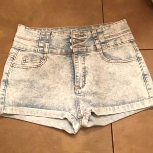 Guess high waisted shorts