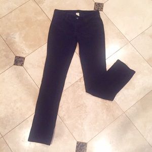 J Crew Black Cords Size 6 Tall