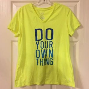 Danskin "do your own thing" shirt