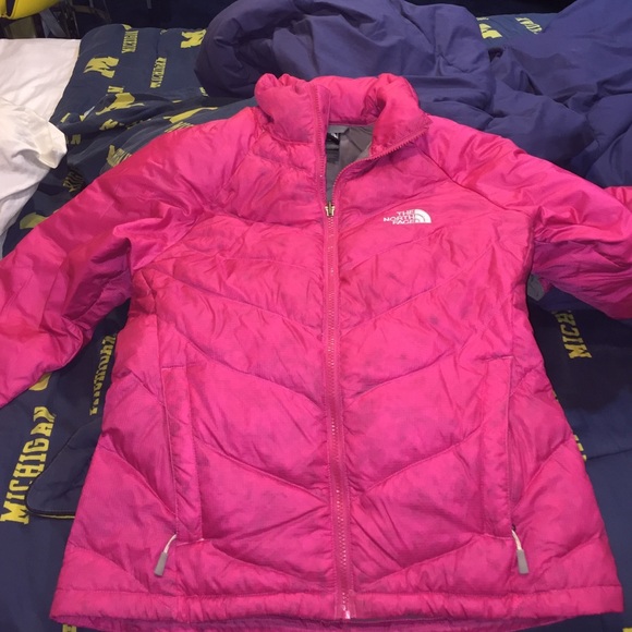 The North Face Jackets Coats Hot Pink Down Northface Coat Poshmark