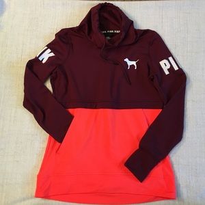 VS PINK Ultimate Cowl Neck Pullover