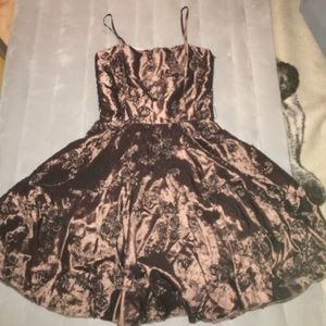 Pretty brown dress made in Romania