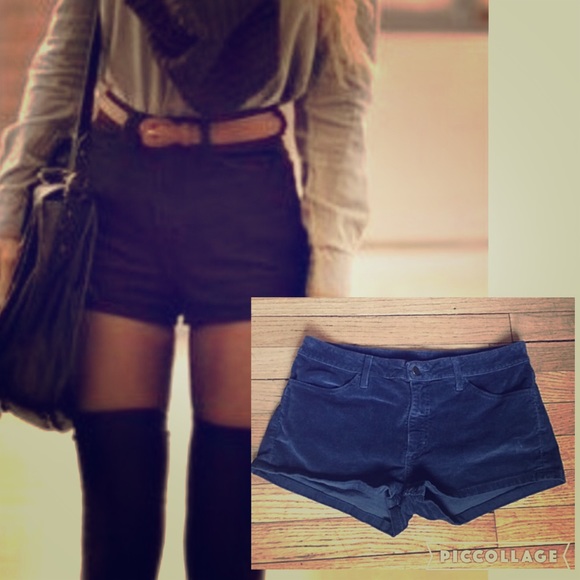 CORDUROY Shorts Sz 28 Blue