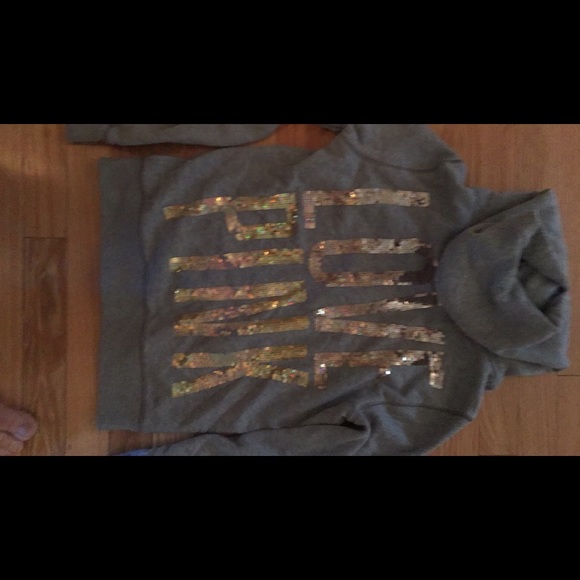 Victoria's Secret Pink Sequin hoodie