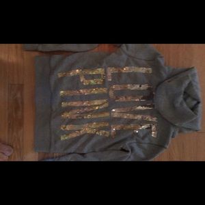 Victoria's Secret Pink Sequin hoodie
