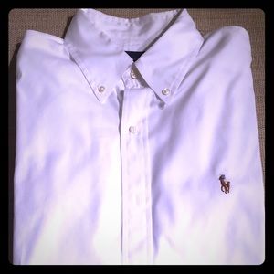 Polo men's long sleeve button-up