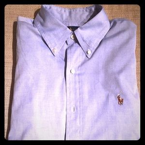 Polo men's long sleeve button-up
