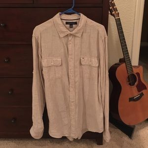 Men's Tommy Hill figure long sleeve button down