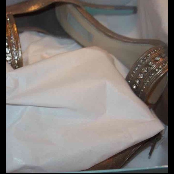 NEW Betsey Johnson heeled sandals SOLD - Picture 2 of 2