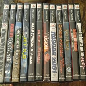 Lot of 12 PlayStation 2 games