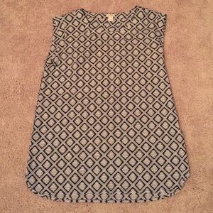 Jcrew sleeveless blouse