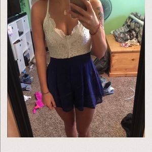 Dark Blue Romper