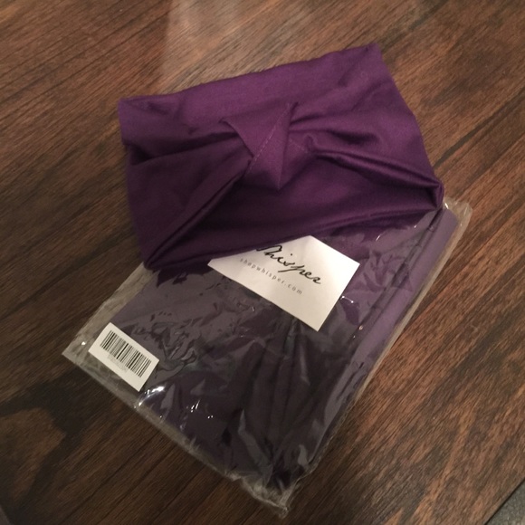 Yoga Headband by Whisper (Purple) NWT - Picture 2 of 4