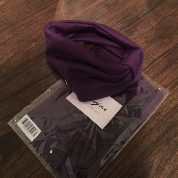 Yoga Headband by Whisper (Purple) NWT - Picture 3 of 4
