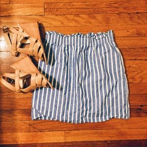 J. Crew Striped Skirt