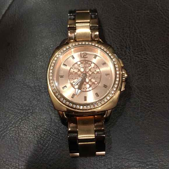 Rose Gold Coach watch