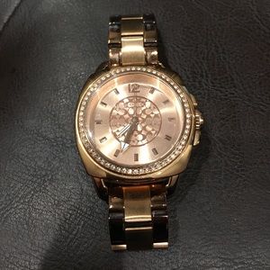Rose Gold Coach watch