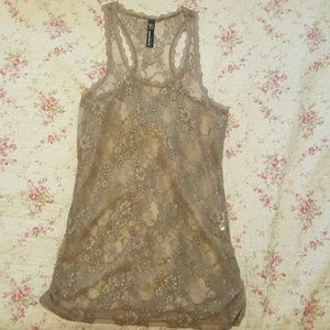 Lace tank