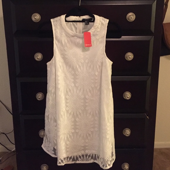 Tank Top Lace Shift Dress