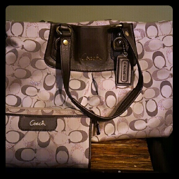 Coach Purse and Coach Wallet Wrislet